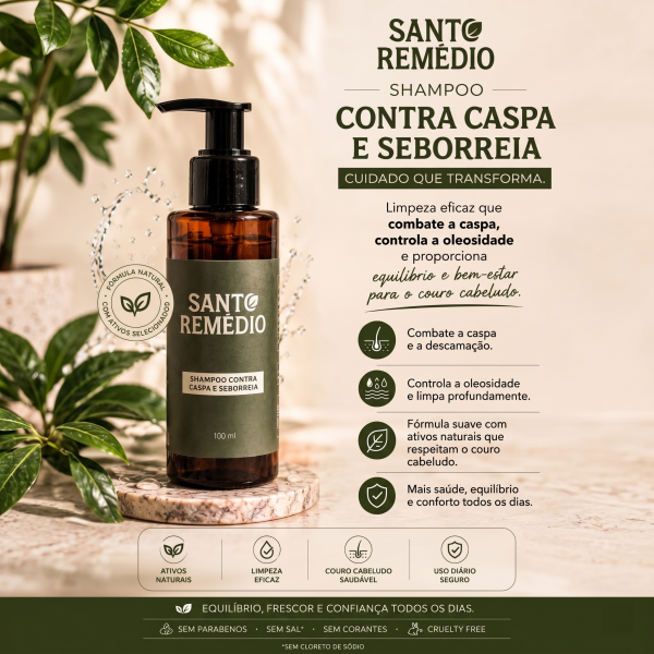 SHAMPOO CONTRA CASPA E SEBORREIA image 1